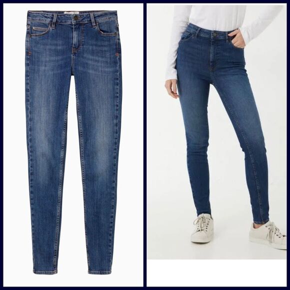 FAT FACE HARLOW Super Skinny Blue Wash Denim Jeans US Sz 2 NWT - Picture 12 of 12